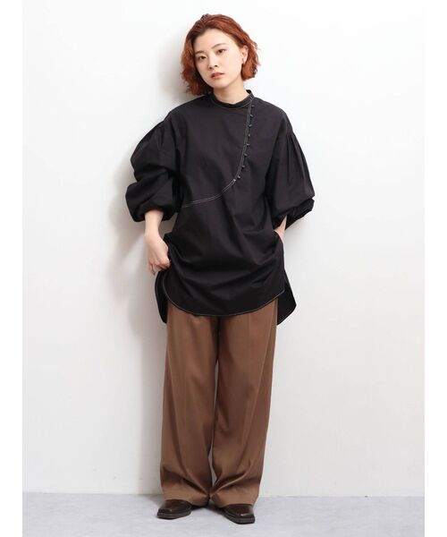 Ungrid（アングリッド）の「センタープレスルーズパンツ（その他パンツ・レディース・チャコールグレー/ブラウン/グリーン系その他・SMALL/MEDIUM）」の20枚目の写真