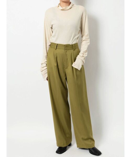 Ungrid（アングリッド）の「センタープレスルーズパンツ（その他パンツ・レディース・チャコールグレー/ブラウン/グリーン系その他・SMALL/MEDIUM）」の12枚目の写真