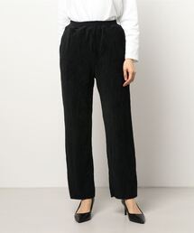 楊柳ベロアストレートパンツ