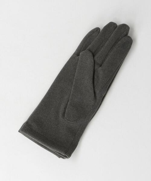 closet story（クローゼットストーリー）の「＜closet story＞センターギャザー グローブ -ウォッシャブル-（手袋・レディース・ブラック/グレー・FREE）」の4枚目の写真