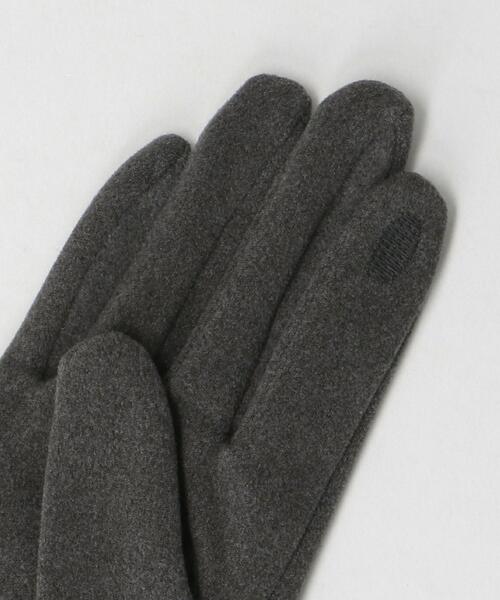 closet story（クローゼットストーリー）の「＜closet story＞センターギャザー グローブ -ウォッシャブル-（手袋・レディース・ブラック/グレー・FREE）」の5枚目の写真
