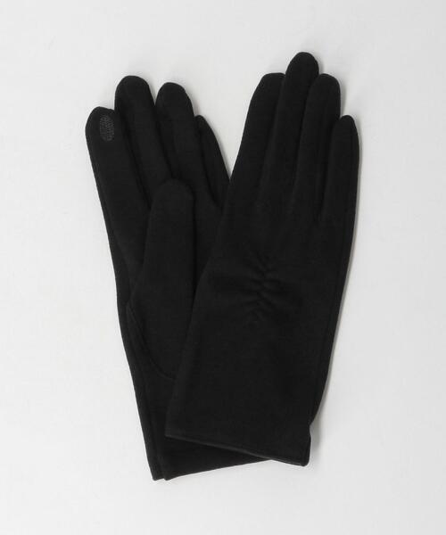 closet story（クローゼットストーリー）の「＜closet story＞センターギャザー グローブ -ウォッシャブル-（手袋・レディース・ブラック/グレー・FREE）」の10枚目の写真