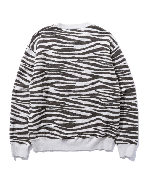 B:MING by BEAMS（ビーミングバイビームス）の「B:MING by BEAMS / アニマルジャカード クルーネックニット（ニット/セーター・メンズ・ベージュ/オフホワイト・SMALL/MEDIUM/LARGE/X-LARGE）」の12枚目の写真