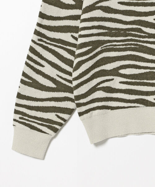 B:MING by BEAMS（ビーミングバイビームス）の「B:MING by BEAMS / アニマルジャカード クルーネックニット（ニット/セーター・メンズ・ベージュ/オフホワイト・SMALL/MEDIUM/LARGE/X-LARGE）」の15枚目の写真