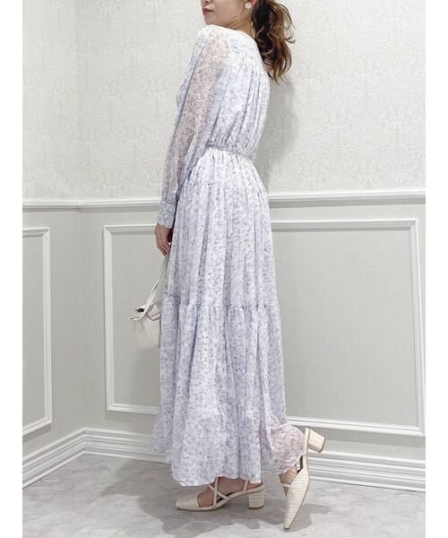 dazzlin（ダズリン）の「フリージアティアードワンピース（ワンピース・レディース・パープル/オレンジ/グリーン・FREE）」の13枚目の写真