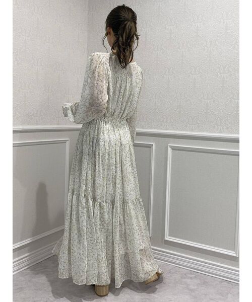 dazzlin（ダズリン）の「フリージアティアードワンピース（ワンピース・レディース・パープル/オレンジ/グリーン・FREE）」の16枚目の写真