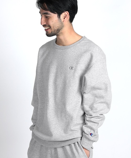 Champion チャンピオン プルオーバースウェット トップス メンズ 無地 ロゴ トレーナー