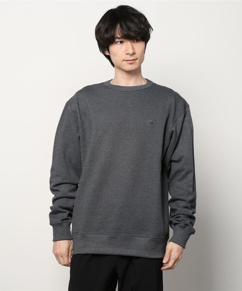 Champion チャンピオン プルオーバースウェット トップス メンズ 無地 ロゴ トレーナー