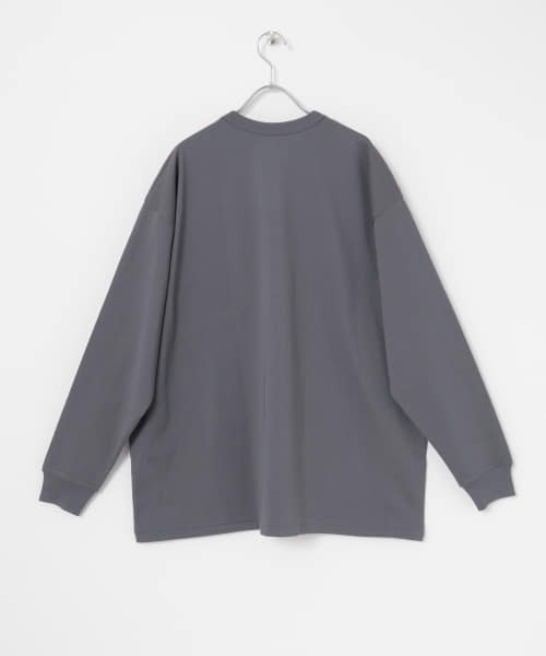 MAISON EUREKA（メゾンエウレカ）の「MAISON EUREKA　GIZA COTTON LONG-SLEEVE PACK T-SHIRT（Tシャツ/カットソー・レディース・チャコールグレー・SMALL）」の14枚目の写真