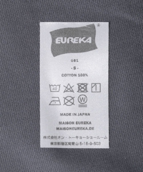MAISON EUREKA（メゾンエウレカ）の「MAISON EUREKA　GIZA COTTON LONG-SLEEVE PACK T-SHIRT（Tシャツ/カットソー・レディース・チャコールグレー・SMALL）」の15枚目の写真
