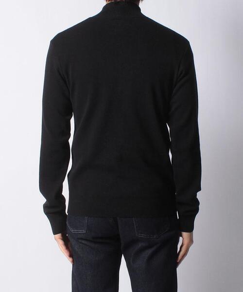 agnes b.（アニエスベー）の「J155 POLO コットンニットポロシャツ（ニット/セーター・メンズ・ブラック・1/2/3）」の4枚目の写真