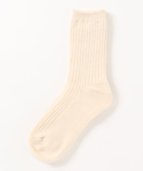 Fun & Daily（ファンアンドデイリー）の「F&D : ルーズウールソックス（ソックス/靴下・レディース・ホワイト/ブラック/ネイビー/ブラウン/グレー/ベージュ/パープル/グリーン/ライトグリーン/ライトブルー・FREE）」の14枚目の写真