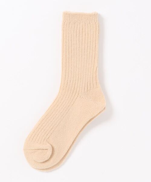 Fun & Daily（ファンアンドデイリー）の「F&D : ルーズウールソックス（ソックス/靴下・レディース・ホワイト/ブラック/ネイビー/ブラウン/グレー/ベージュ/パープル/グリーン/ライトグリーン/ライトブルー・FREE）」の20枚目の写真