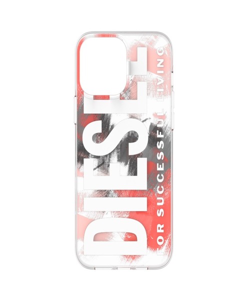 GLOBAL FORME CONCRETE(グローバルフォルムコンクリート)の「DIESEL Clear Military Brush iP2021 6.7 Max-Red(スマホケース/カバー・レディース・レッド・FREE)」の1枚目の写真