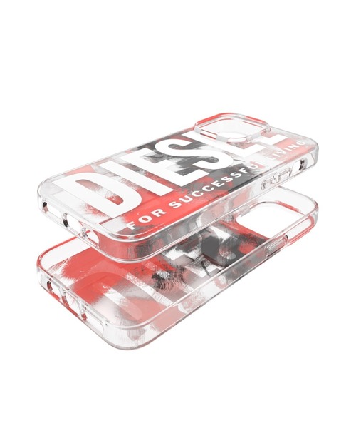 GLOBAL FORME CONCRETE(グローバルフォルムコンクリート)の「DIESEL Clear Military Brush iP2021 6.7 Max-Red(スマホケース/カバー・レディース・レッド・FREE)」の5枚目の写真