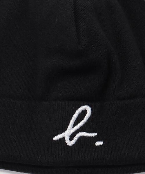 agnes b.（アニエスベー）の「GX02 L BONNET ベビー b.ニットキャップ（ニットキャップ/ビーニー・キッズ・ブラック・FREE）」の2枚目の写真