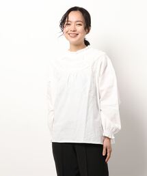Samansa Mos2 | スタンドレースブラウス(シャツ/ブラウス)