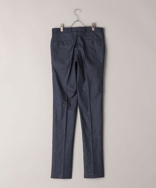 SHIPS(シップス)の「SHIPS: <イージーケア>コットン アクアティック デニム パンツ(スラックス・メンズ・ネイビー/オフホワイト・44/46/48/50/52/42)」の6枚目の写真