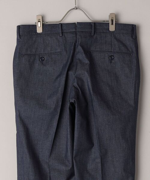 SHIPS(シップス)の「SHIPS: <イージーケア>コットン アクアティック デニム パンツ(スラックス・メンズ・ネイビー/オフホワイト・44/46/48/50/52/42)」の5枚目の写真