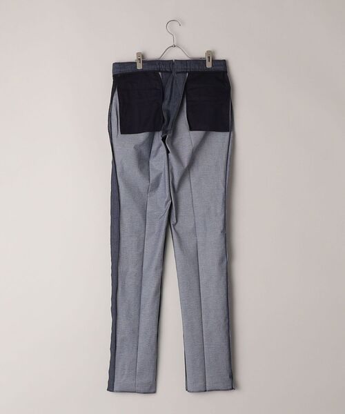 SHIPS(シップス)の「SHIPS: <イージーケア>コットン アクアティック デニム パンツ(スラックス・メンズ・ネイビー/オフホワイト・44/46/48/50/52/42)」の3枚目の写真