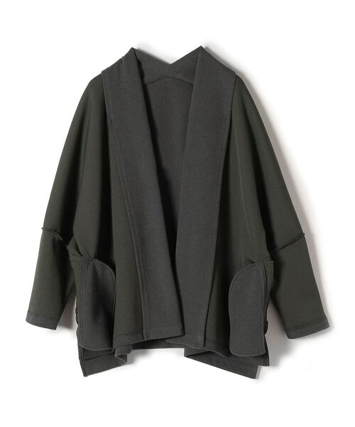 SHIPS（シップス）の「〈手洗い可能〉 ダブルフェイス ショート 羽織り ◇（その他アウター・レディース・オフホワイト/ダークグレー/ライトグリーン/ピンク・ONE SIZE）」の17枚目の写真