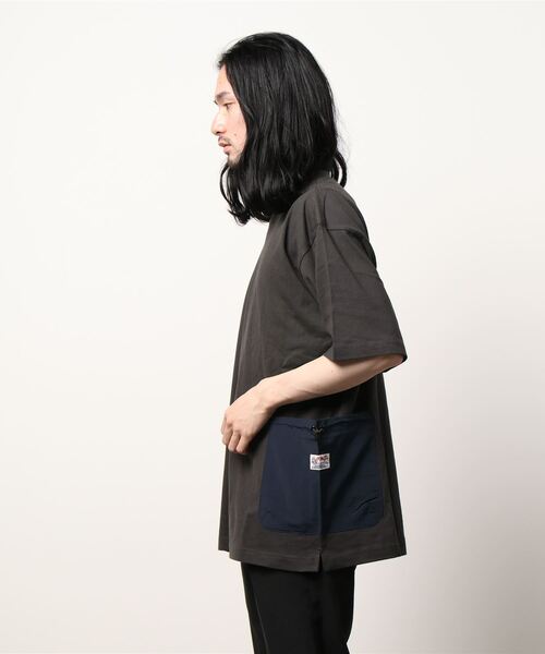 KRIFF MAYER（クリフメイヤー）の「半袖サイドポケTEE（Tシャツ/カットソー・メンズ・ベージュ/ネイビー/オフホワイト/チャコール・MEDIUM/LARGE/X-LARGE）」の5枚目の写真