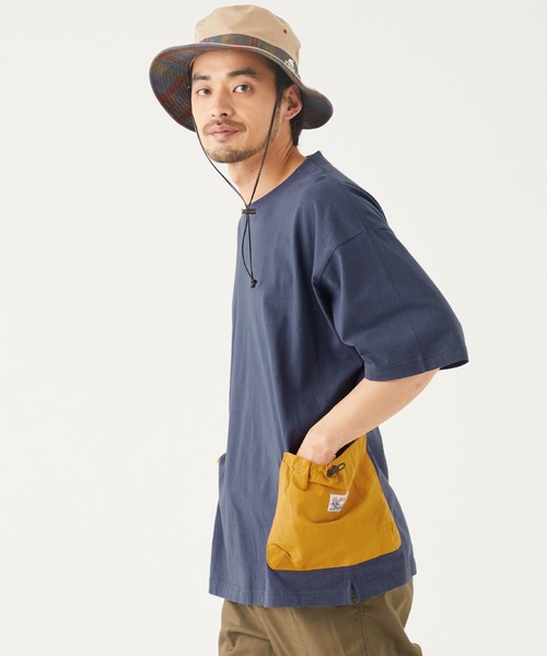 KRIFF MAYER（クリフメイヤー）の「半袖サイドポケTEE（Tシャツ/カットソー・メンズ・ベージュ/ネイビー/オフホワイト/チャコール・MEDIUM/LARGE/X-LARGE）」の4枚目の写真