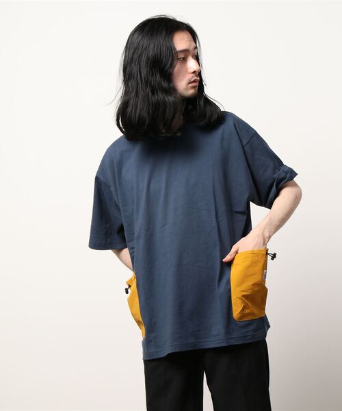 KRIFF MAYER（クリフメイヤー）の「半袖サイドポケTEE（Tシャツ/カットソー・メンズ・ベージュ/ネイビー/オフホワイト/チャコール・MEDIUM/LARGE/X-LARGE）」の17枚目の写真