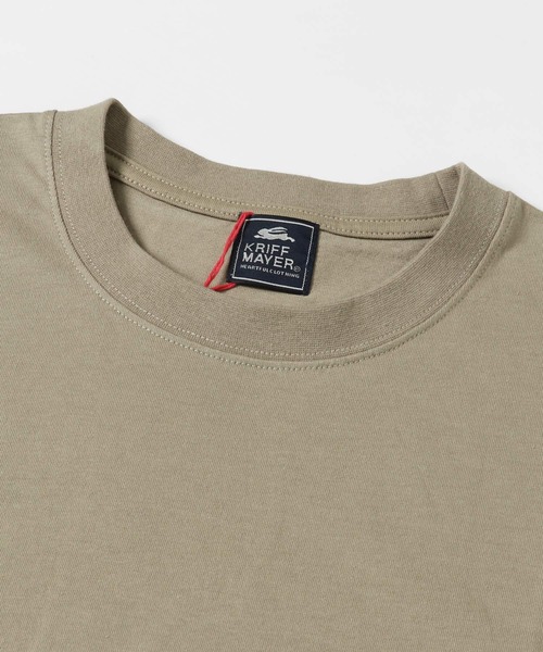KRIFF MAYER（クリフメイヤー）の「半袖サイドポケTEE（Tシャツ/カットソー・メンズ・ベージュ/ネイビー/オフホワイト/チャコール・MEDIUM/LARGE/X-LARGE）」の15枚目の写真