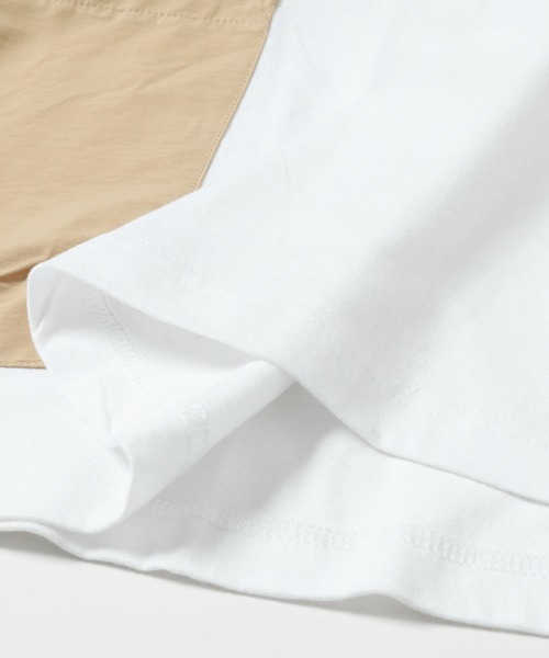 KRIFF MAYER（クリフメイヤー）の「半袖サイドポケTEE（Tシャツ/カットソー・メンズ・ベージュ/ネイビー/オフホワイト/チャコール・MEDIUM/LARGE/X-LARGE）」の13枚目の写真