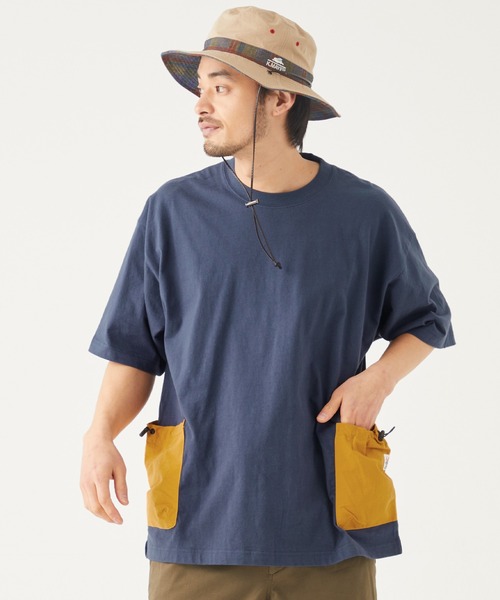 KRIFF MAYER（クリフメイヤー）の「半袖サイドポケTEE（Tシャツ/カットソー・メンズ・ベージュ/ネイビー/オフホワイト/チャコール・MEDIUM/LARGE/X-LARGE）」の11枚目の写真