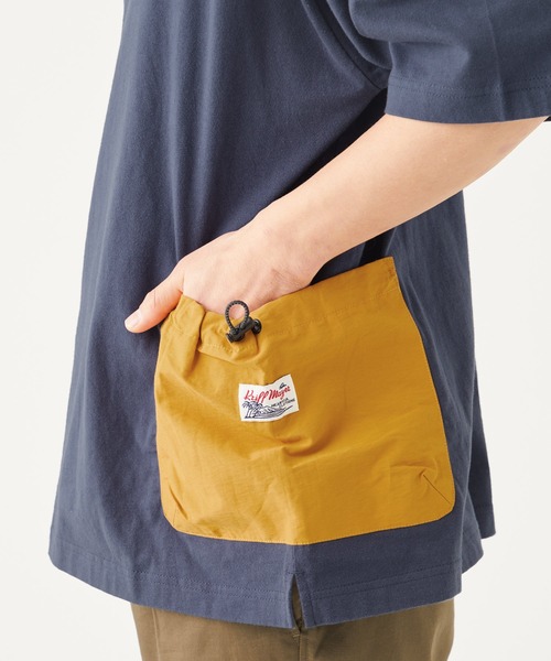 KRIFF MAYER（クリフメイヤー）の「半袖サイドポケTEE（Tシャツ/カットソー・メンズ・ベージュ/ネイビー/オフホワイト/チャコール・MEDIUM/LARGE/X-LARGE）」の12枚目の写真