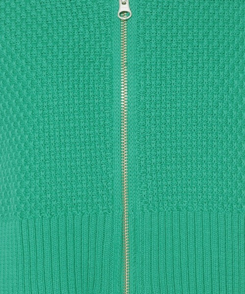 mysty woman（ミスティウーマン）の「衿ジップニットベスト 275289（ベスト・レディース・ブラック/グリーン/アイボリー・FREE）」の18枚目の写真