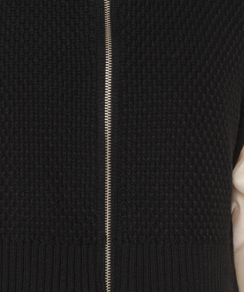 mysty woman（ミスティウーマン）の「衿ジップニットベスト 275289（ベスト・レディース・ブラック/グリーン/アイボリー・FREE）」の20枚目の写真