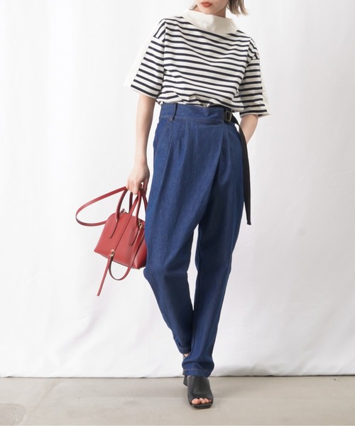 LUCA/LADY LUCK LUCA（ルカ/レディラックルカ）の「LC/LLL タックデニムパンツ（デニムパンツ・レディース・インディゴブルー・36(S)/38(M)）」の12枚目の写真