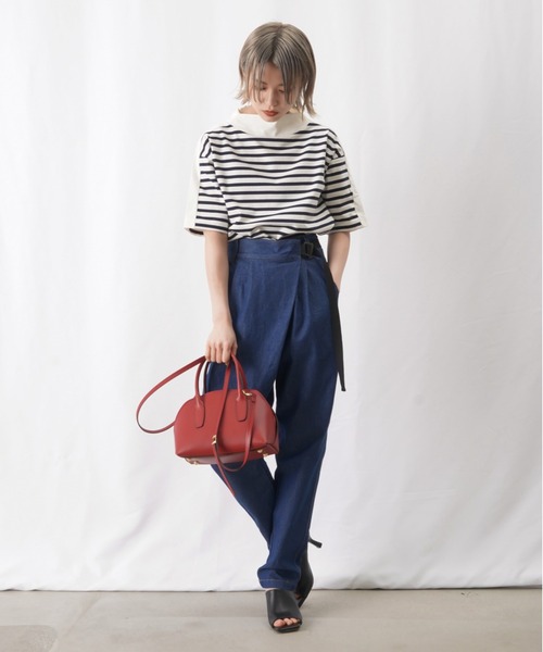 LUCA/LADY LUCK LUCA（ルカ/レディラックルカ）の「LC/LLL タックデニムパンツ（デニムパンツ・レディース・インディゴブルー・36(S)/38(M)）」の13枚目の写真