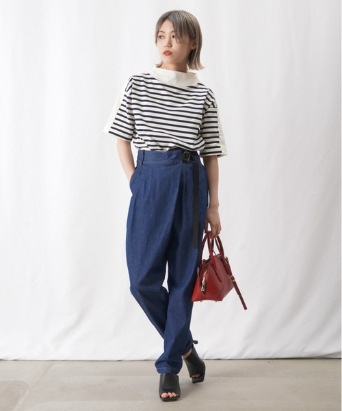 LUCA/LADY LUCK LUCA（ルカ/レディラックルカ）の「LC/LLL タックデニムパンツ（デニムパンツ・レディース・インディゴブルー・36(S)/38(M)）」の14枚目の写真