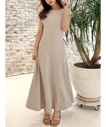 RESEXXY | フレンチスリーブロングワンピース(ワンピース)