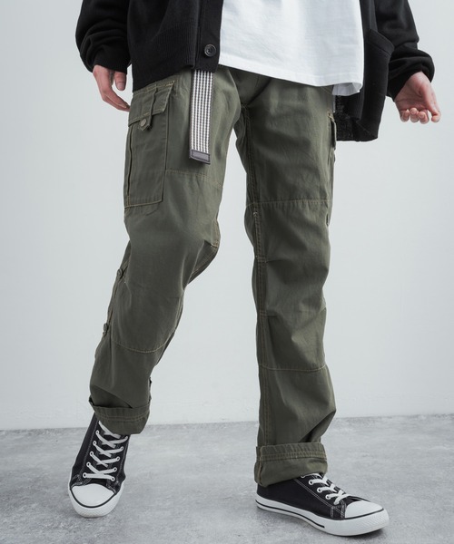 マルチウェイ ベルト付きバックツイル 2wayセミワイドテーパードカーゴパンツ カーゴパンツ Rocky Monroe ロッキーモンロー のファッション通販 Zozotown