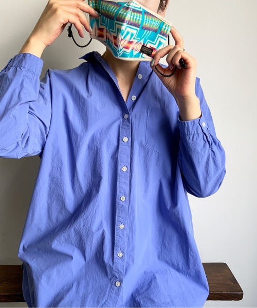 PENDLETON（ペンドルトン）の「ST:PENDLETON PILE FABRIC　MASK ペンドルトン パイル ファブリック マスク（マスク・メンズ・ブラック/ターコイズブルー/アイボリー・FREE）」の3枚目の写真