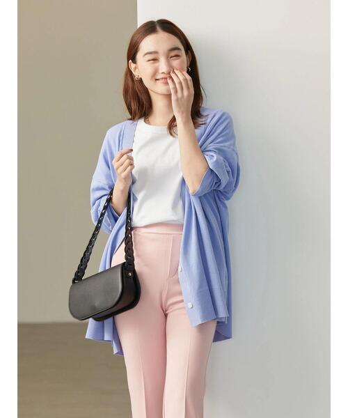 AMERICAN HOLIC(アメリカンホリック)の「UV加工ミディカーディガン(カーディガン/ボレロ・レディース・ライトグレー/ブラック/ブラウン/サックスブルー/イエロー/ラベンダー・M/L)」の13枚目の写真