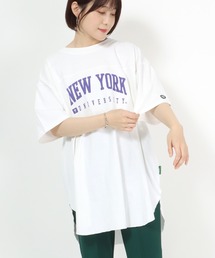 DISCUS ATHLETIC（ディスカス　アスレチック）の「DISCUS ATHLETIC ユニバーシティコラボ フットボールTシャツ（Tシャツ/カットソー）」