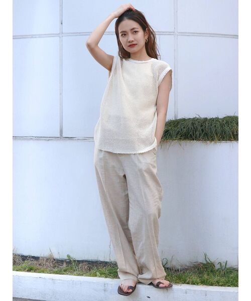 Ungrid(アングリッド)の「メッシュタンクトップ(タンクトップ・レディース・ブラック/ベージュ/グリーン・FREE)」の17枚目の写真