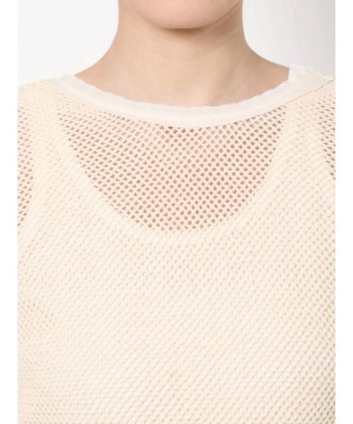 Ungrid(アングリッド)の「メッシュタンクトップ(タンクトップ・レディース・ブラック/ベージュ/グリーン・FREE)」の11枚目の写真