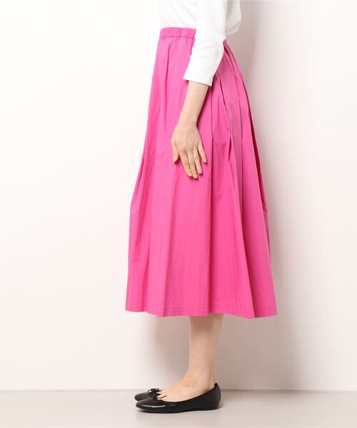 PICCIN（ピッチン）の「タイプライタータックスカート（スカート・レディース・チャコールグレー/ピンク/グリーン・M）」の14枚目の写真