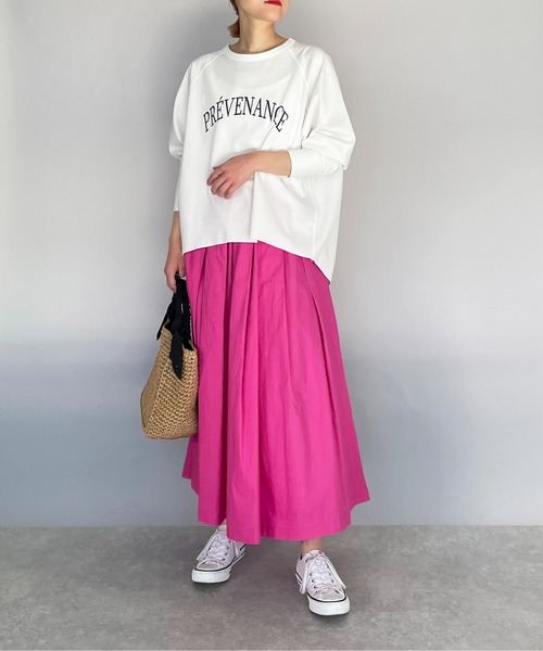 PICCIN（ピッチン）の「タイプライタータックスカート（スカート・レディース・チャコールグレー/ピンク/グリーン・M）」の20枚目の写真