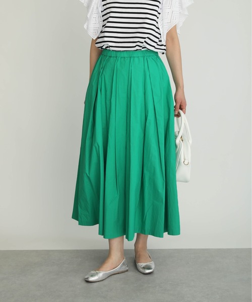 PICCIN（ピッチン）の「タイプライタータックスカート（スカート・レディース・チャコールグレー/ピンク/グリーン・M）」の21枚目の写真