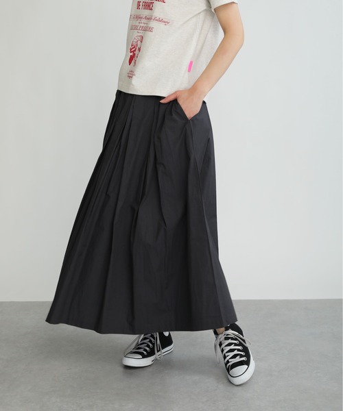 PICCIN（ピッチン）の「タイプライタータックスカート（スカート・レディース・チャコールグレー/ピンク/グリーン・M）」の22枚目の写真