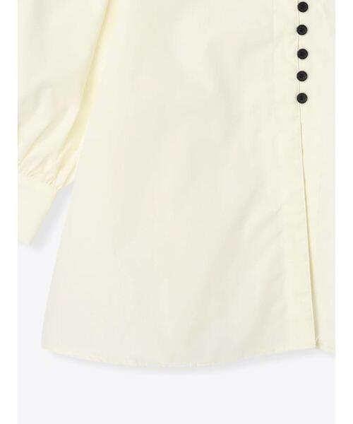 Te chichi（テチチ）の「ブロードフロントボタンブラウス（シャツ/ブラウス・レディース・ネイビー/オフホワイト/クリーム・ﾌﾘ-）」の21枚目の写真
