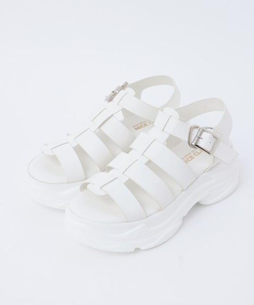 one after another NICE CLAUP（ワンアフターアナザーナイスクラップ）の「スニーカー底グルカサンダル（サンダル・レディース・オフホワイト/ブラック/ベージュ・SMALL/MEDIUM/LARGE）」の18枚目の写真